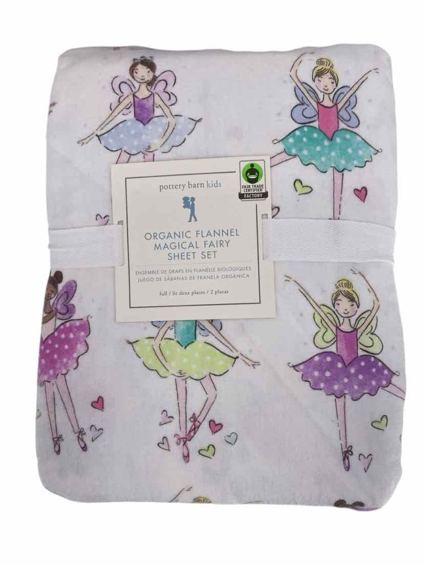 Pottery Barn Kids White Size Full NEW Sheet Set