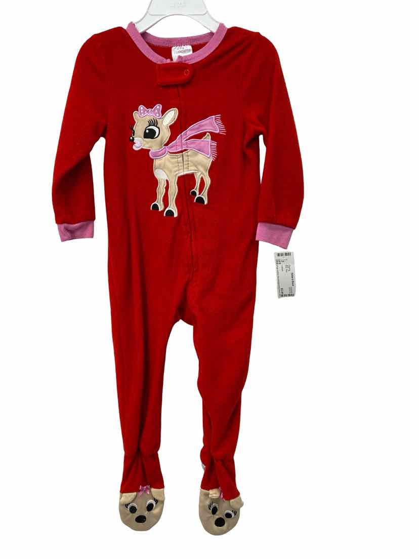 rudolph Kids Size 2T Pajama