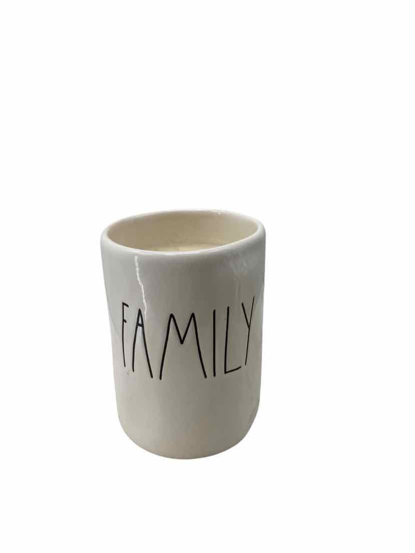 Rae Dunn White Family Candle