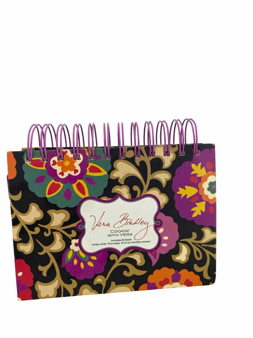 Vera Bradley Black Recipe Book