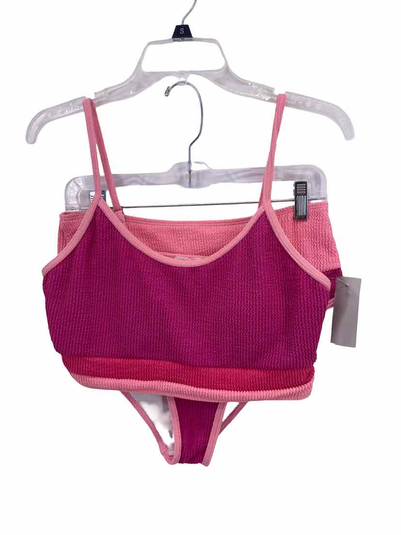 Pink Lily Ladies Size L 2 pc Bathing Suit
