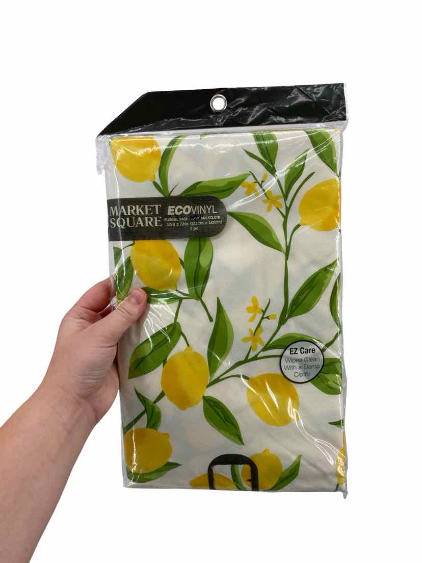 Lemons Market Source Size 52x72 NEW Tablecloth