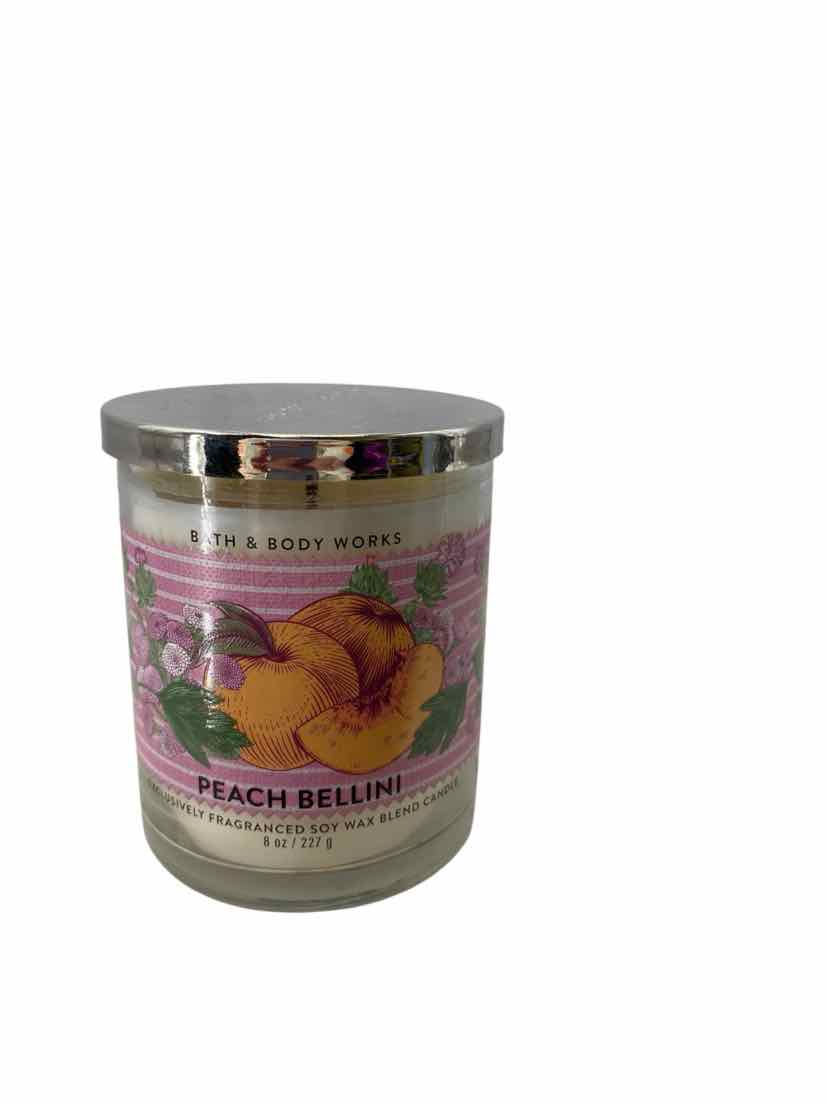 Bath and Body Works Cream Peach NEW Candle