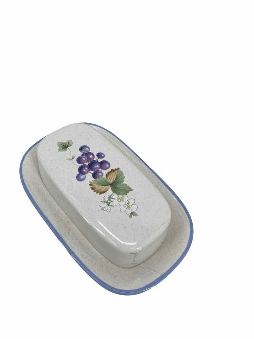Savoir Vivre White Butter Dish