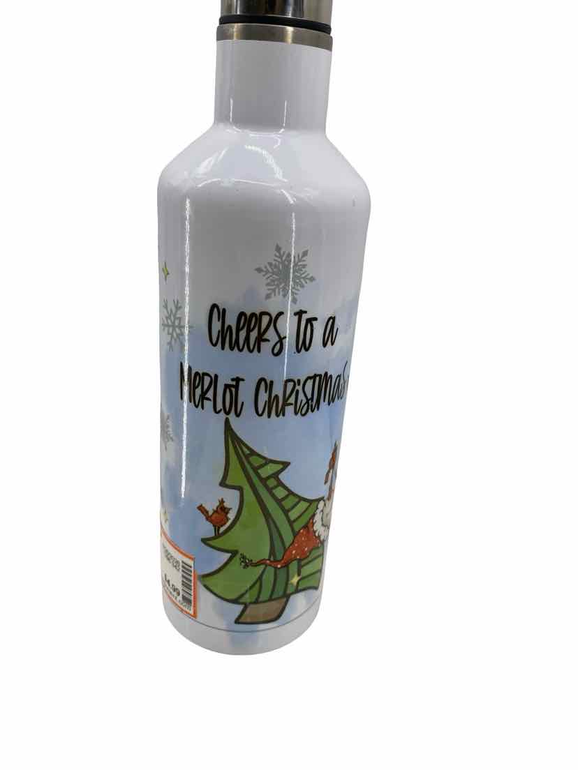 No Brand White Snowmen Bottle