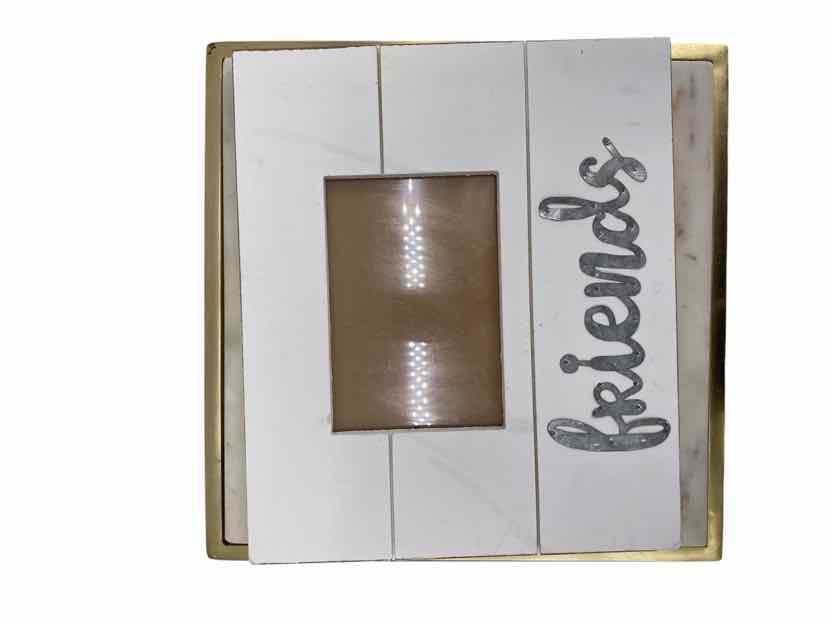 Mudpie White Friends Picture Frame