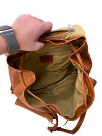Piel Ladies Leather 9/10 Backpack
