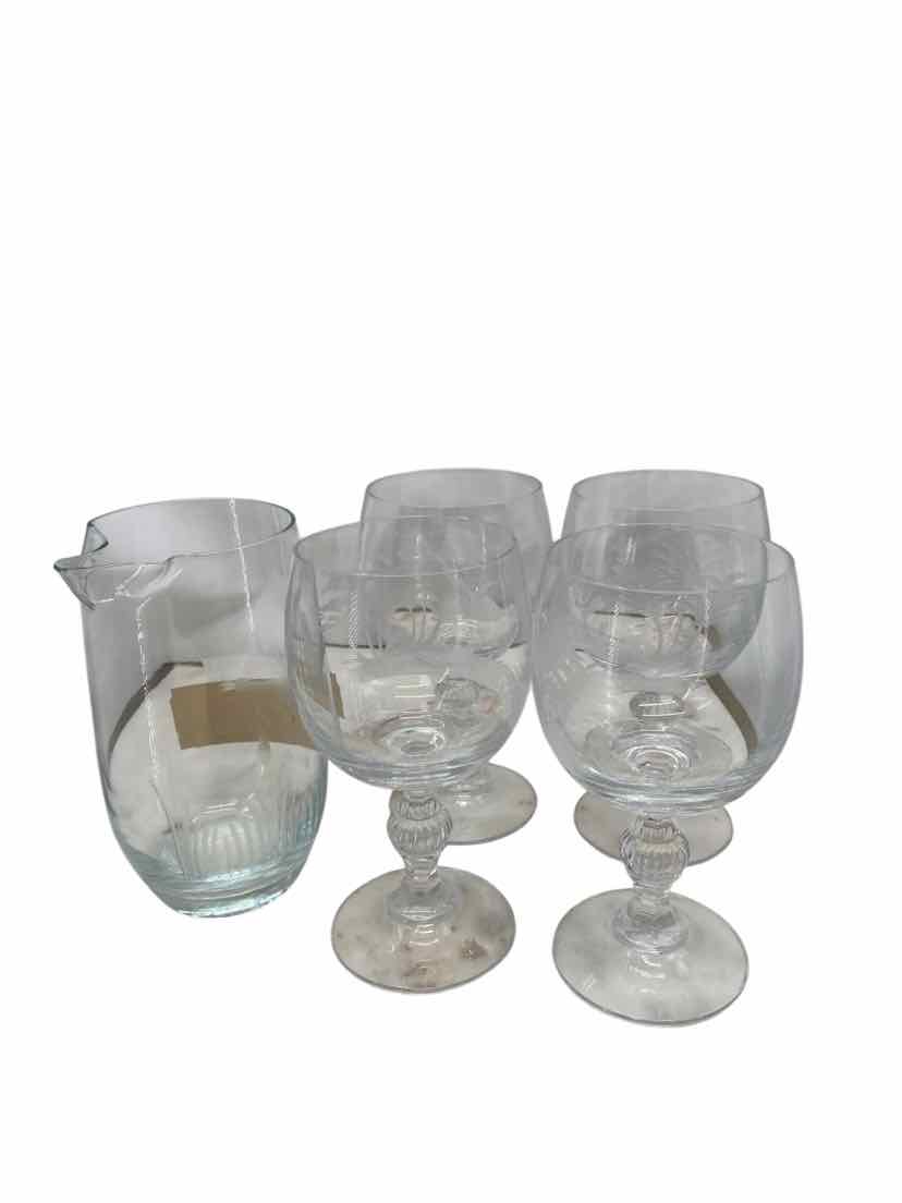 Clear Wine Glass Set