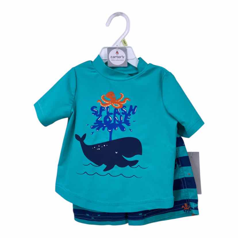 Carter's Kids Size 12m 2 pc Bathing Suit