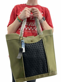 Glass Handbag Ladies Glow Tote NEW Tote