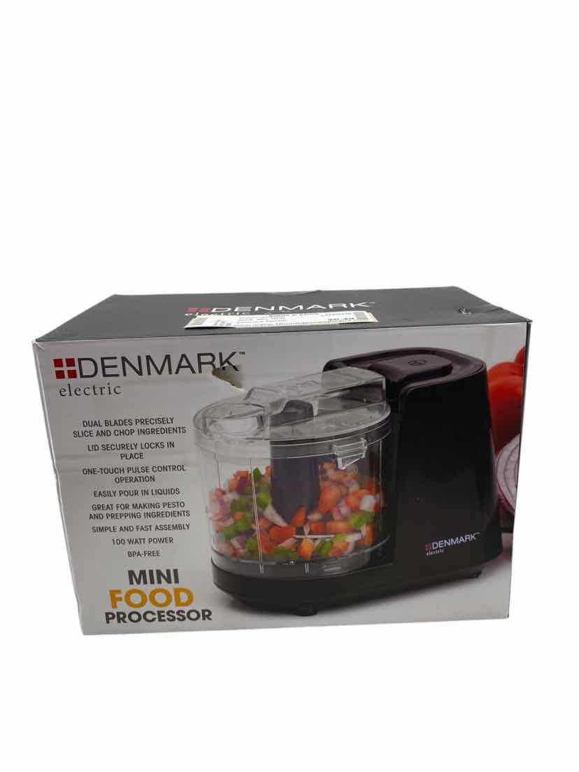 Denmark Electric Black Mini NEW Food Processor