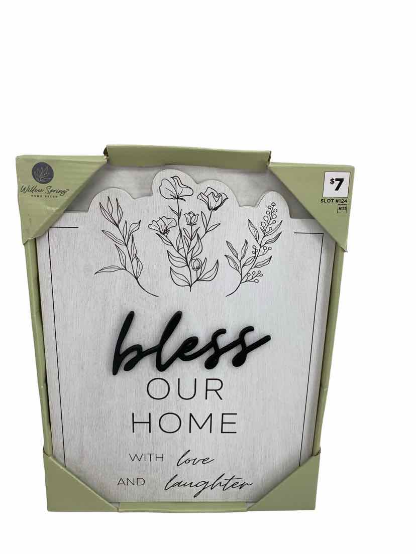 Willow Spring White Bless NEW Wall Art
