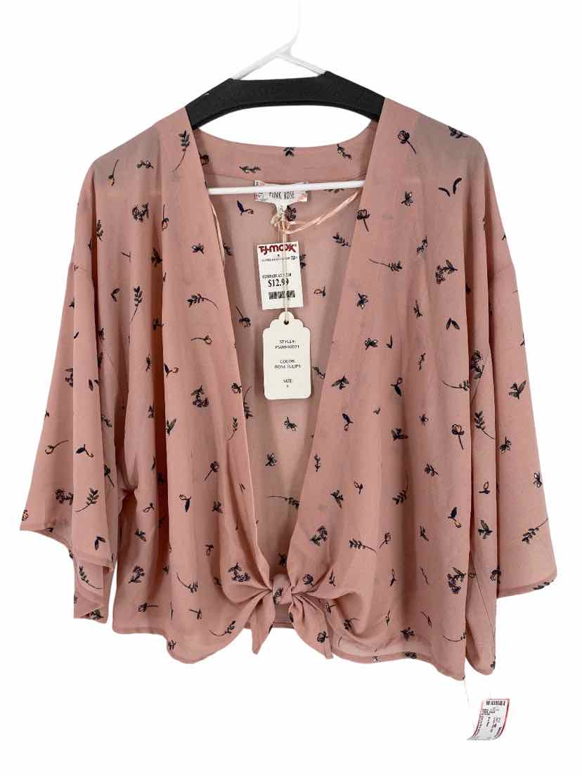 Pink Rose Ladies Size Large NEW Shirt