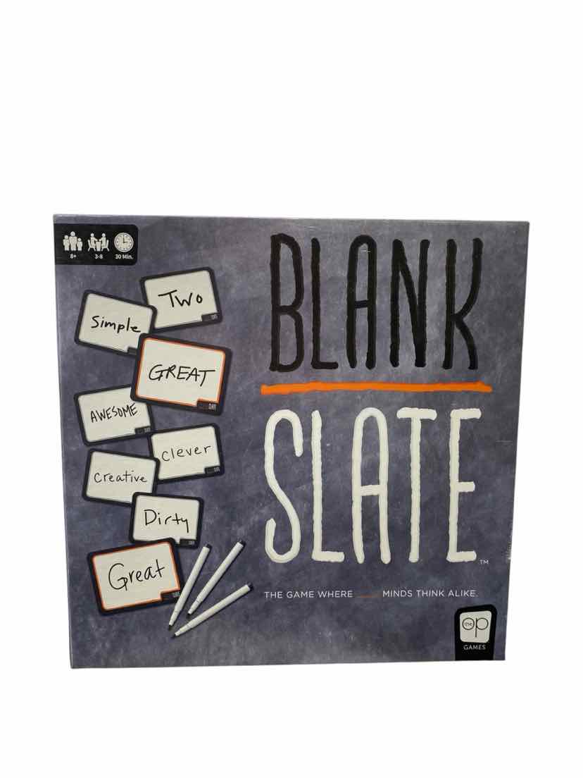 Blank Slate NEW Games