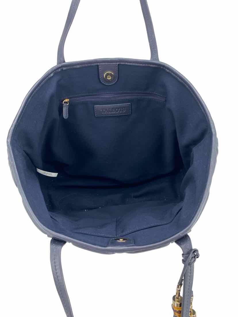 Talbots Ladies Quilted Material Tote