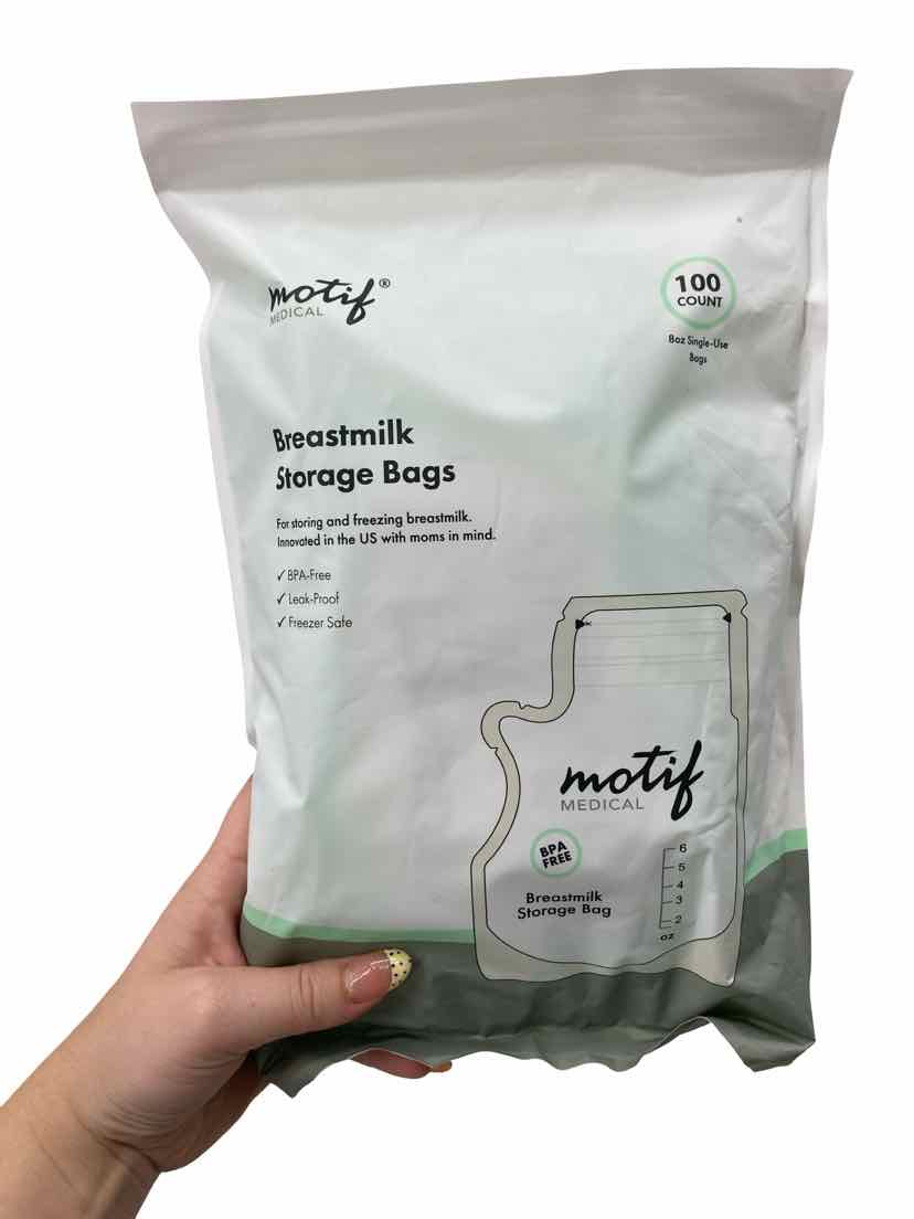 Motif 100 pc NEW Breast Pump Bag