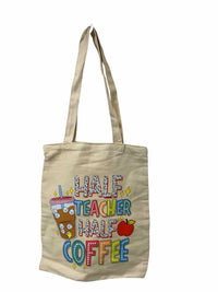 Tan Teacher Tote