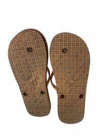 None Ladies Palm Trees Size 39/8/8.5 Flip Flops