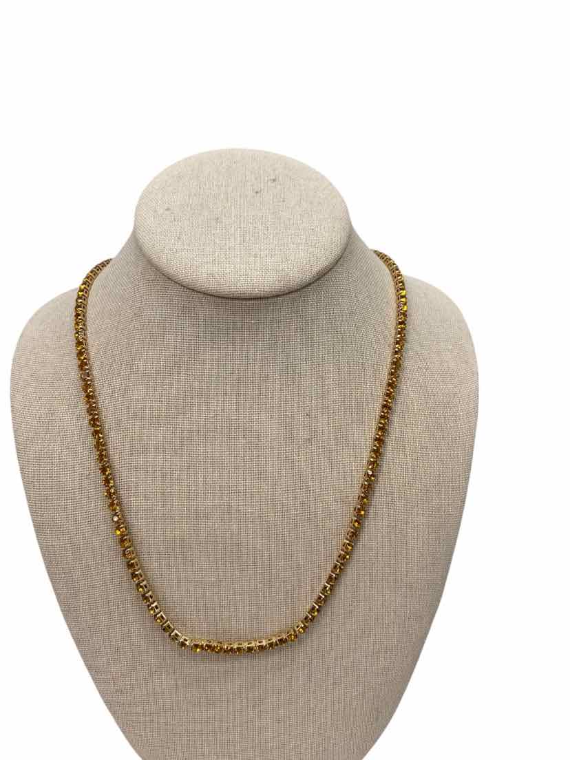 Ladies Gold Stone Jewelry Set