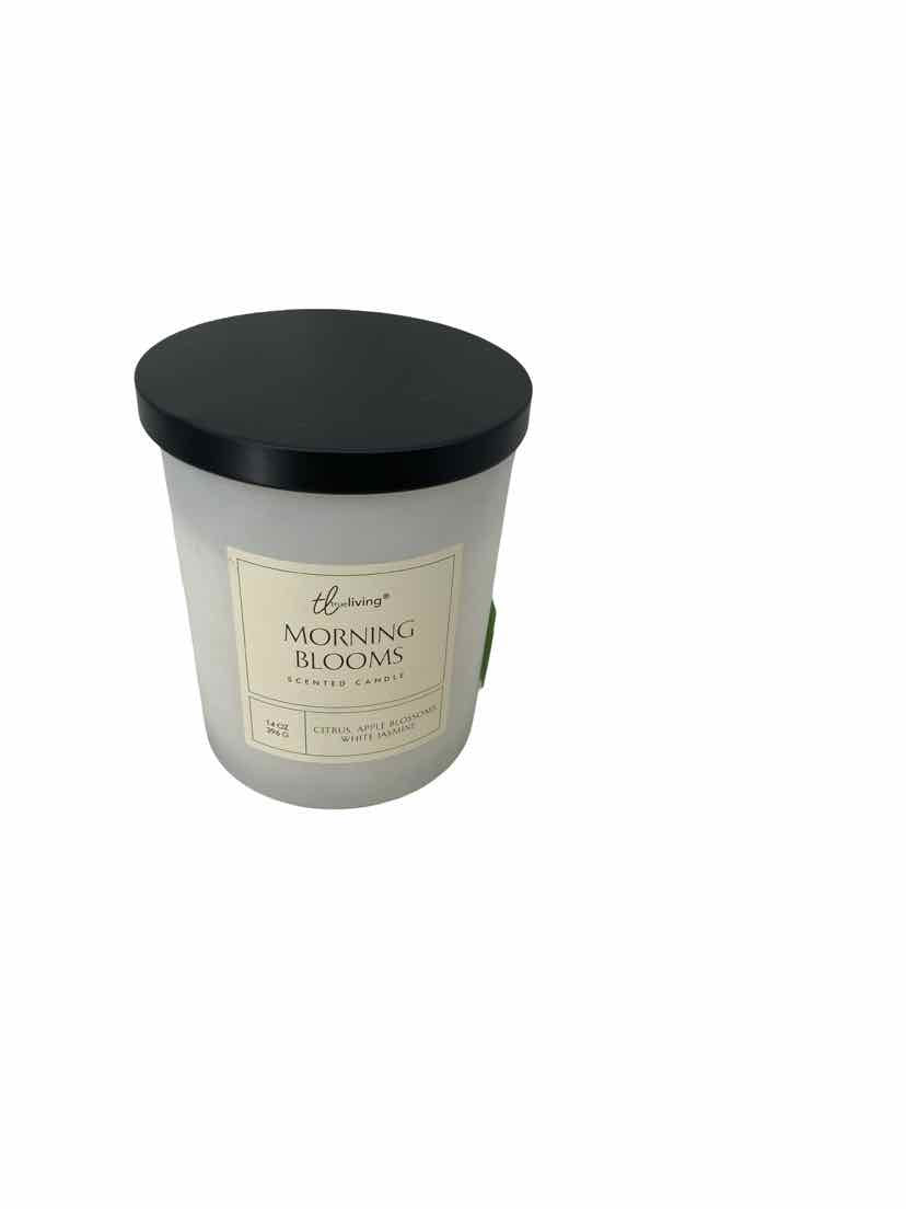 True Living White Morning Bloom NEW Candle