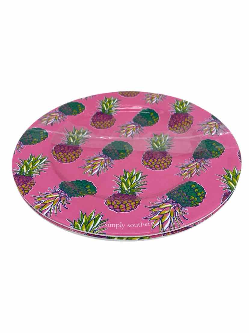 Simply Southern Pink Set of 2 Plate Set