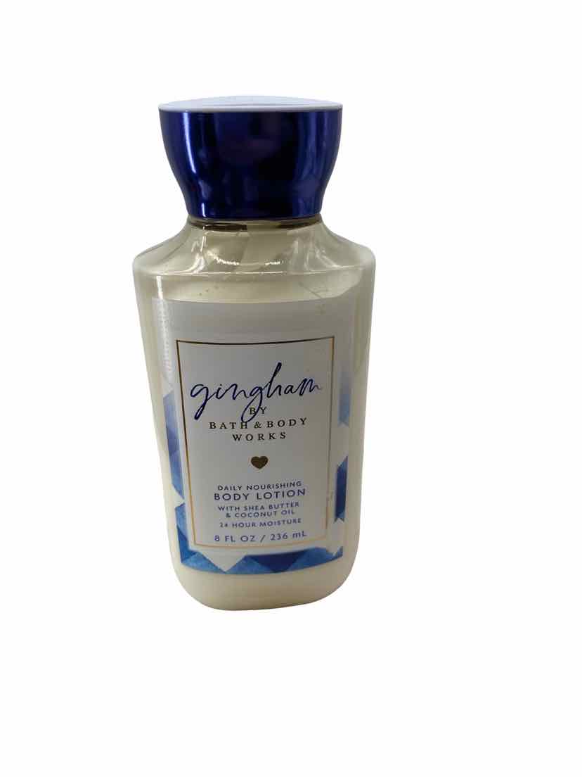 Bath and Body Works Blue Gingham Lotion