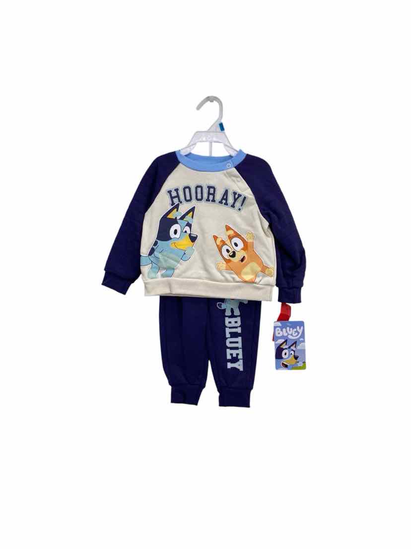 Bluey Kids Size 12m NEW 2 pc