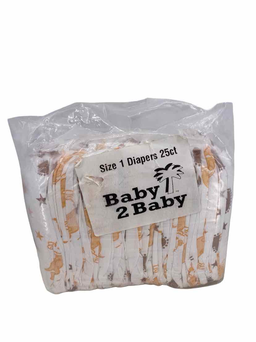 Baby 2 Baby Size 1 NEW Diapers