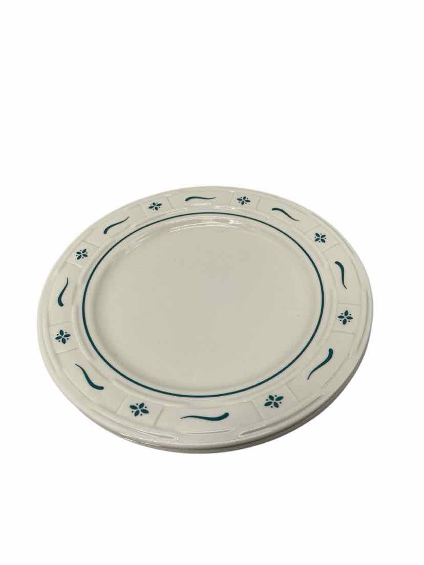 Longaberger Cream Set of 2 Plate