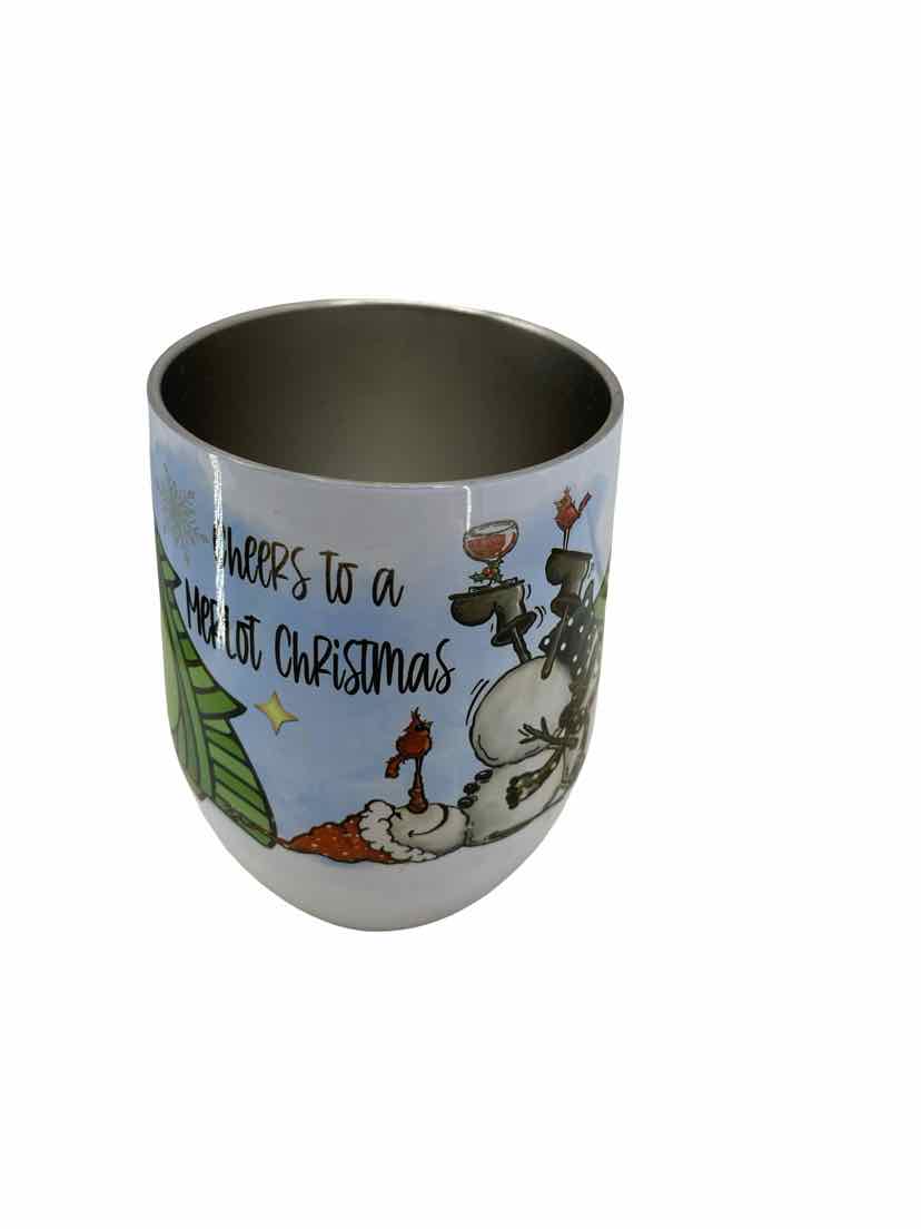White Snowmen Tumbler