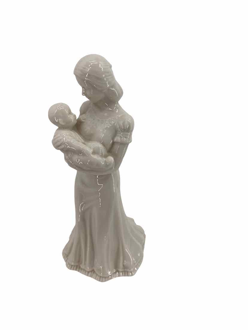 Lenox White Mom & Baby Figurine