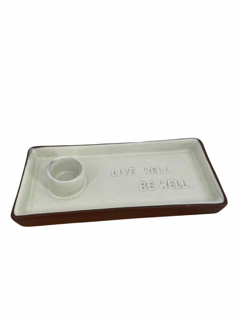 Mer Sea White Live Well NEW Candle Plate