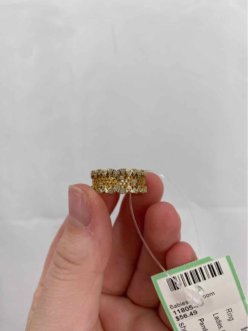 Pandora Ladies Honeycomb Ring