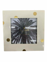 Kate Spade Cream Gold Dot NEW Picture Frame