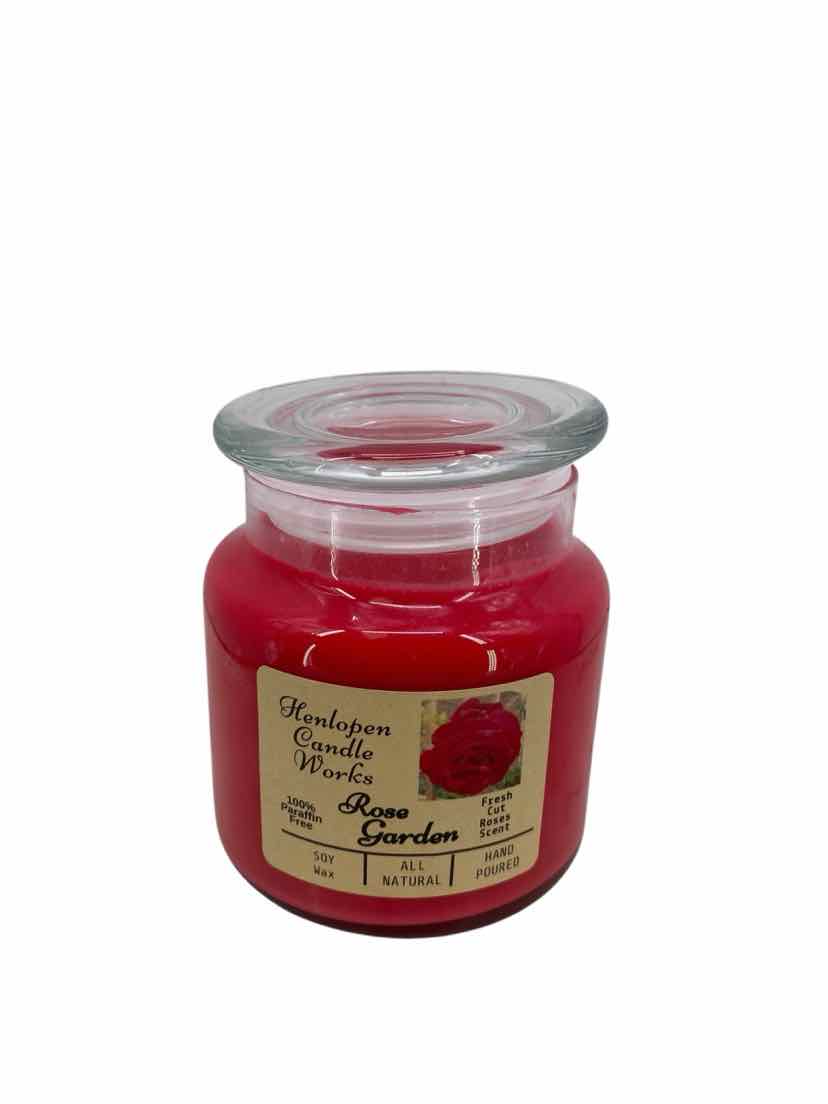Henlopen Candle Works Red Rose Garden AS IS Candle