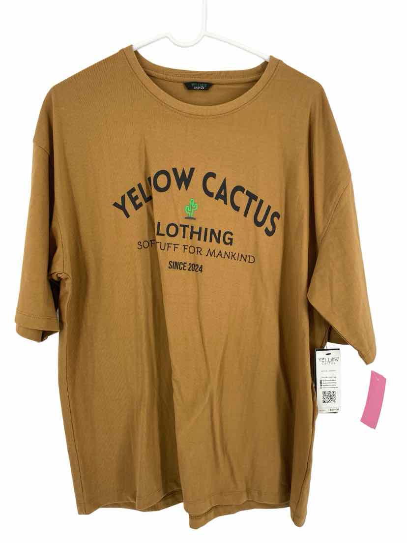 Yellow Cactus Men's Size L NEW Shirt