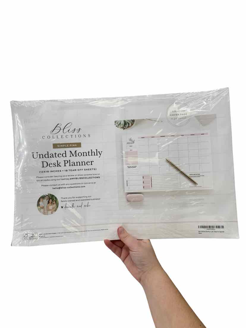 Bliss Monthly Planner NEW Planner