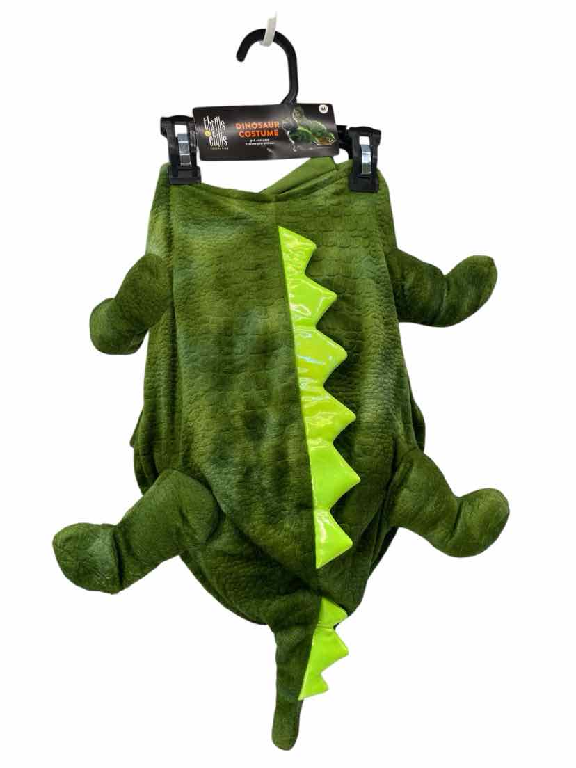 Thrills & Chills Green Costume Size M NEW Dog Accesories