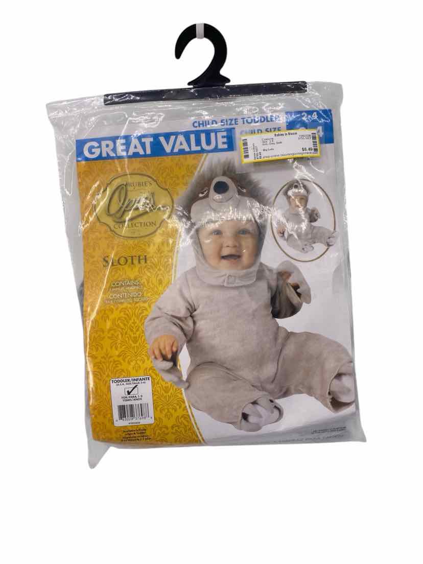 Big Lots Kids Size 2-4 Sloth Costume