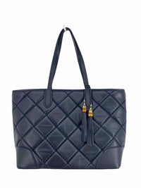 Talbots Ladies Quilted Material Tote