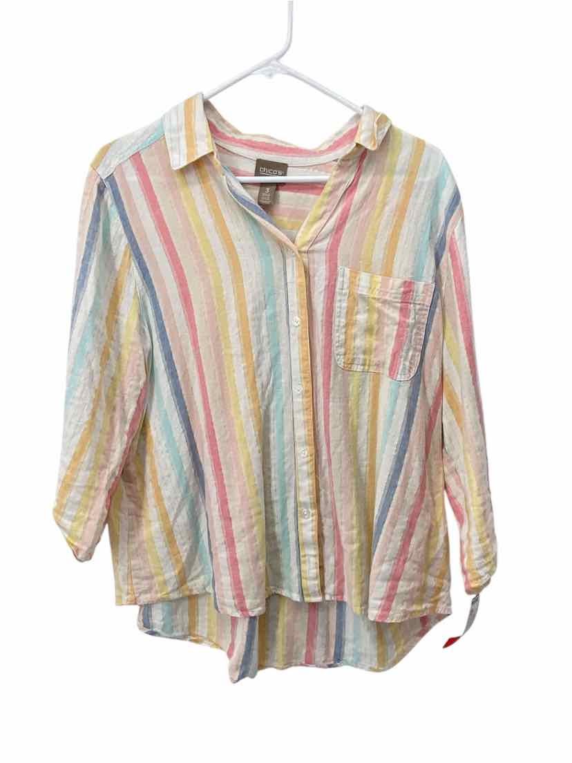 Chico's Ladies Size 3 Shirt