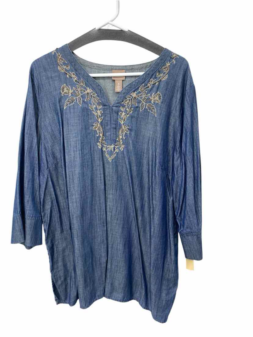 Chico's Ladies Size 3/xl Shirt