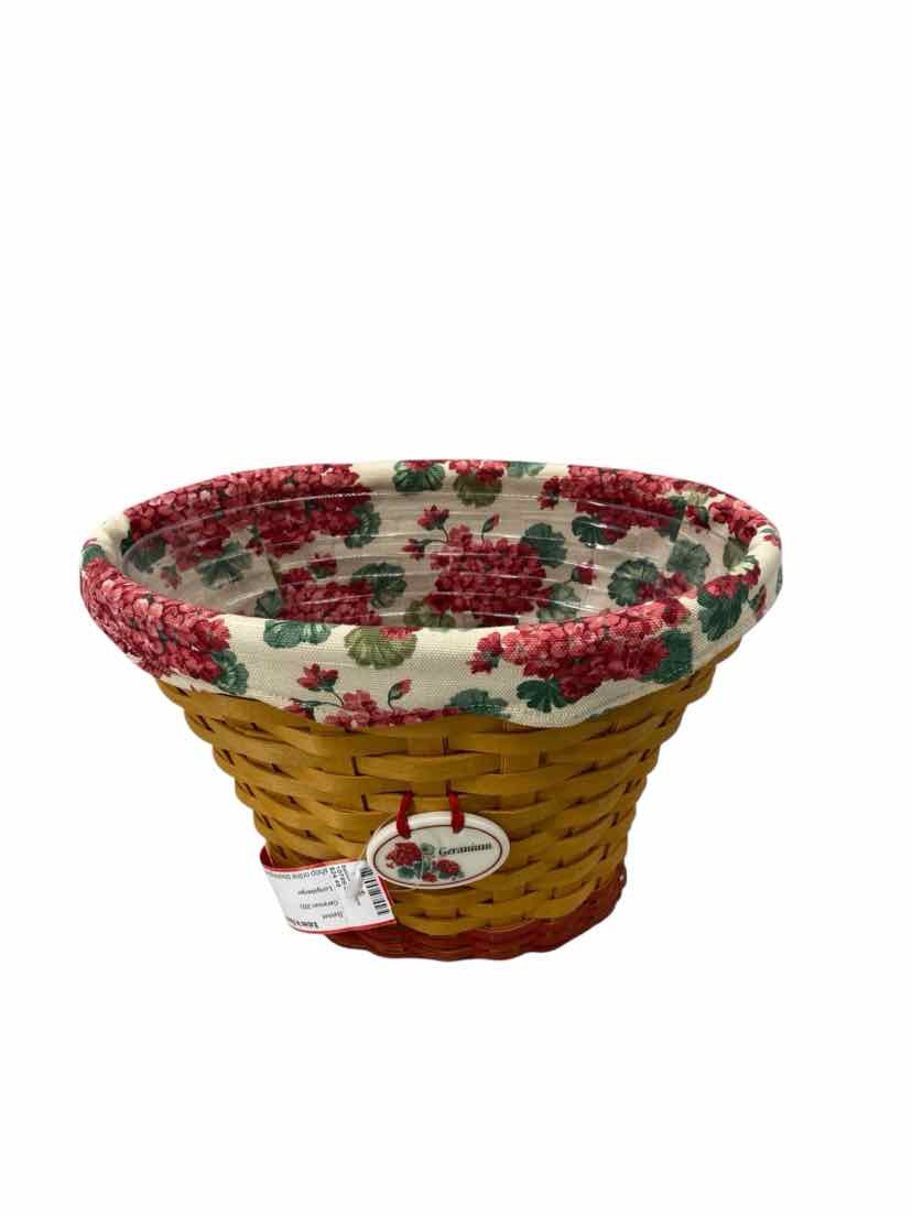 Longaberger Geranium 2002 Basket
