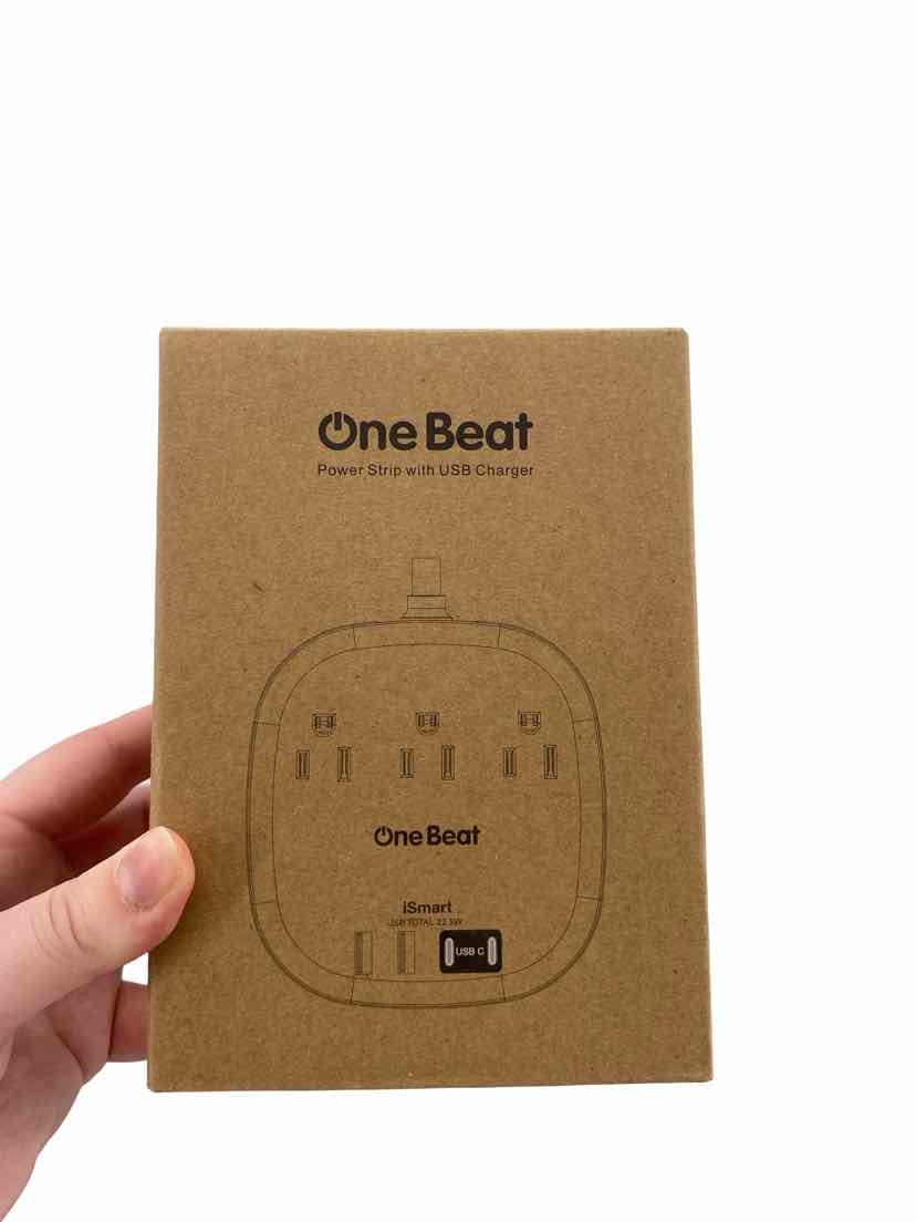 One Beat Power Strip w/ USB Charger NEW electronics