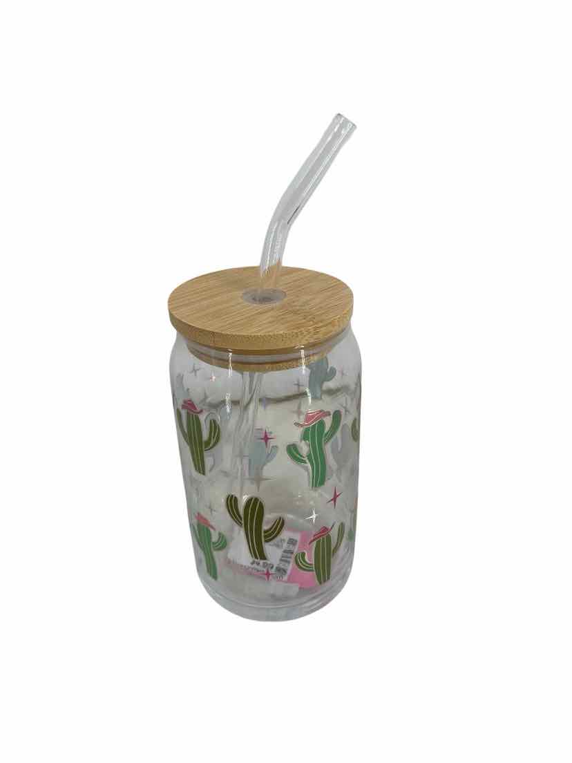 Glass Cactus Cup