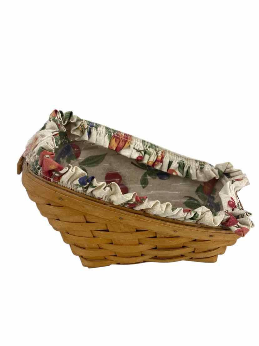 Longaberger Tan Fruit Liner Basket