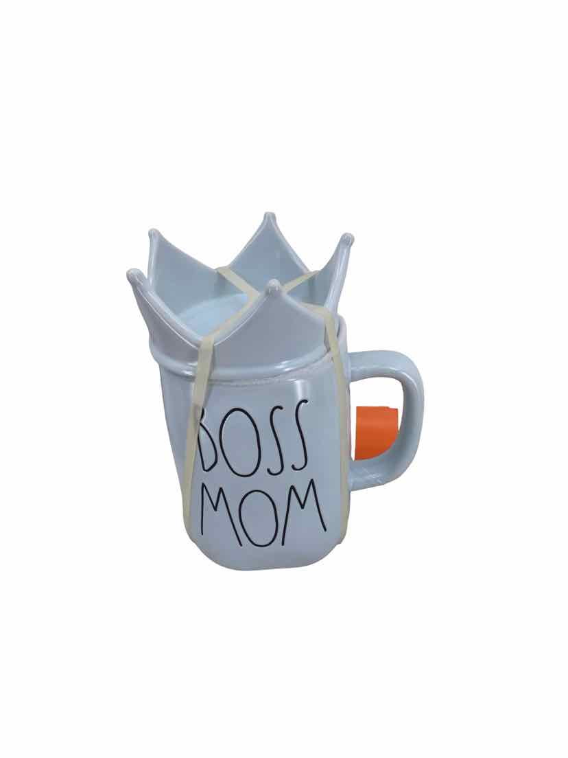 Rae Dunn Blue Boss NEW Mug