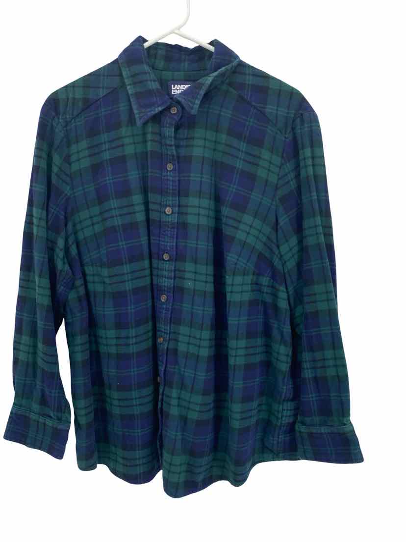 Lands End Ladies Size 1X Shirt