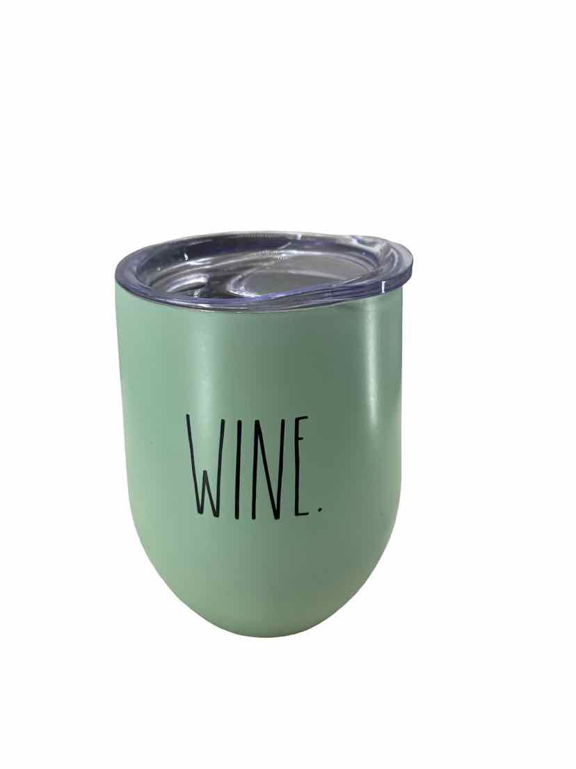 Rae Dunn Green Wine Cup